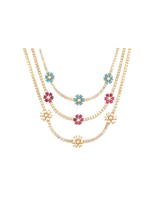 Blossom Tennis Necklace