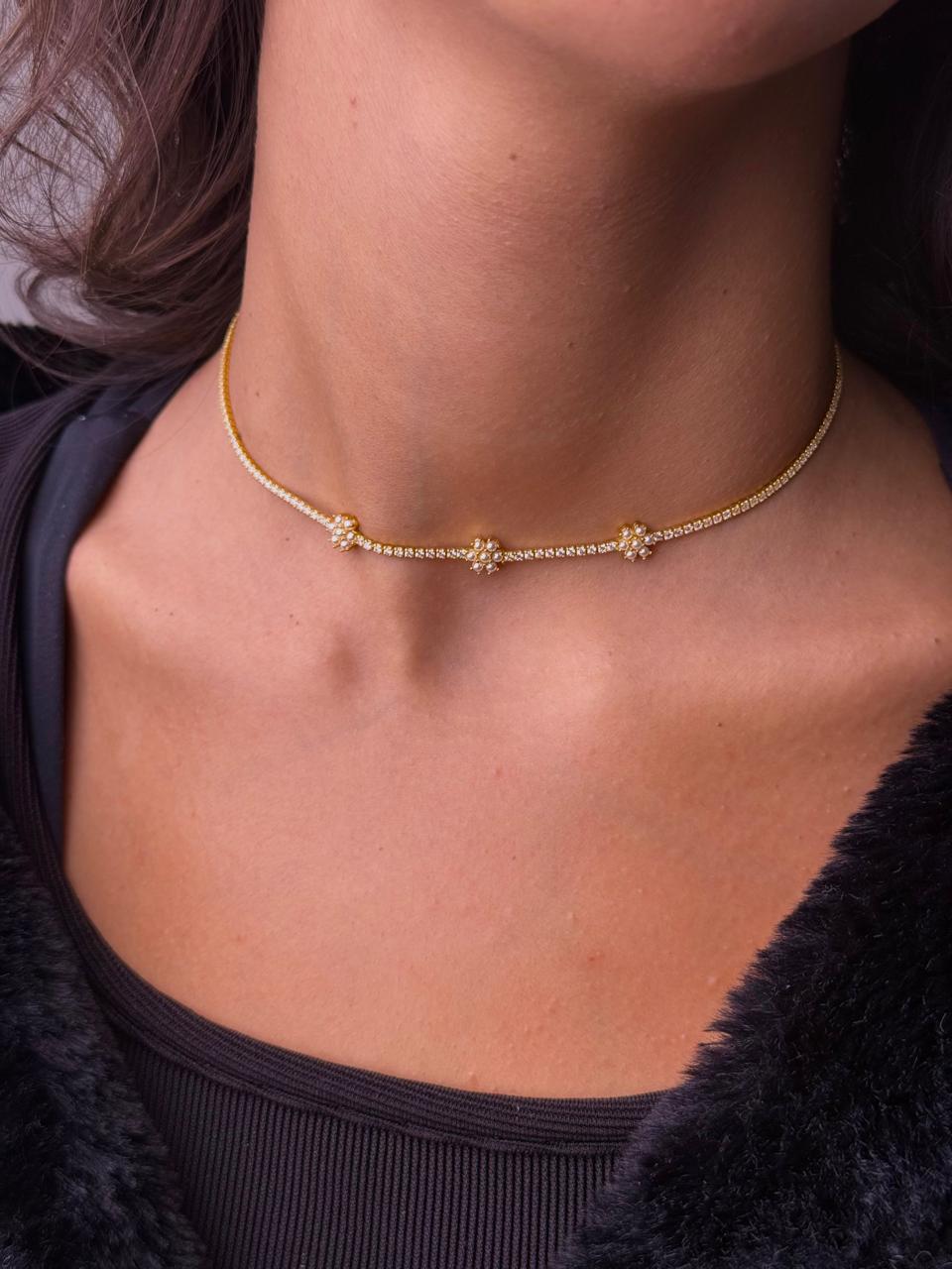 Blossom Tennis Necklace