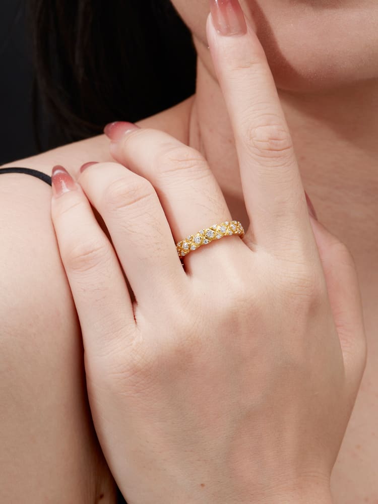 Golden Lattice Ring