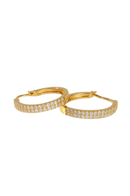 Bedazzled Mini Hoops